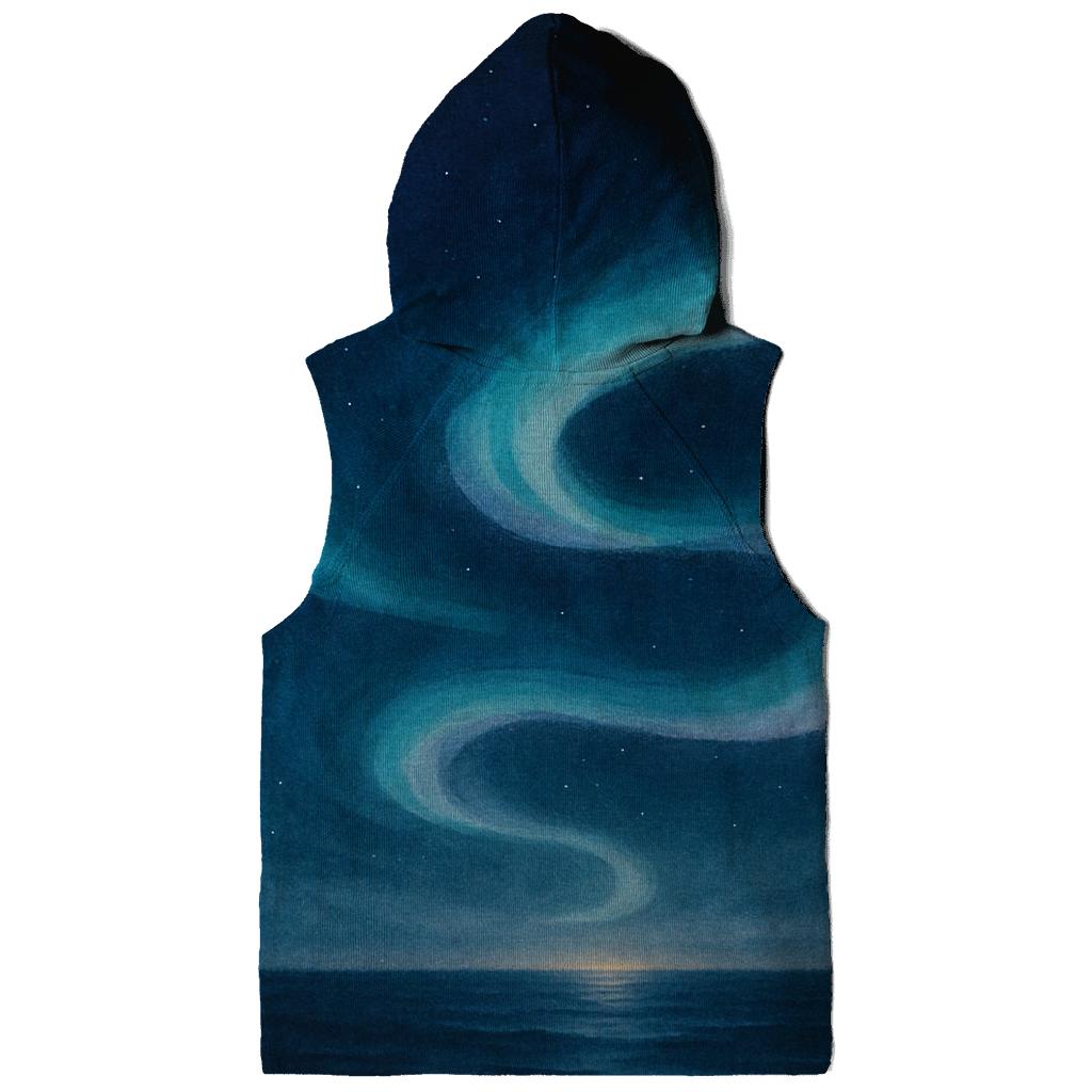 Aurora Prayer Ribbon zip-up hoodies