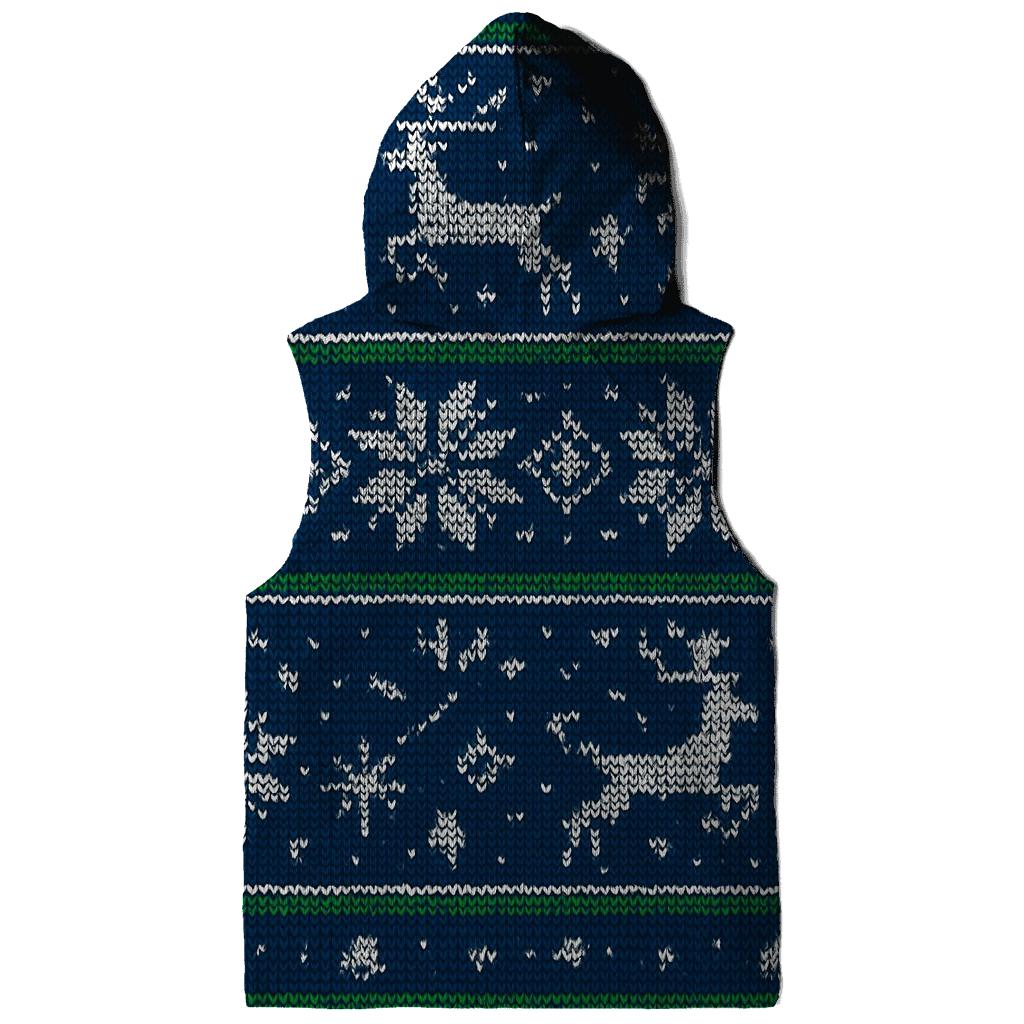 Reindeer Constellation Fair Isle Bands Design hoodie styles