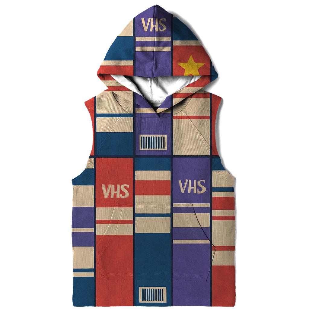 VHS Rental Aisle Spines Pattern custom hoodies