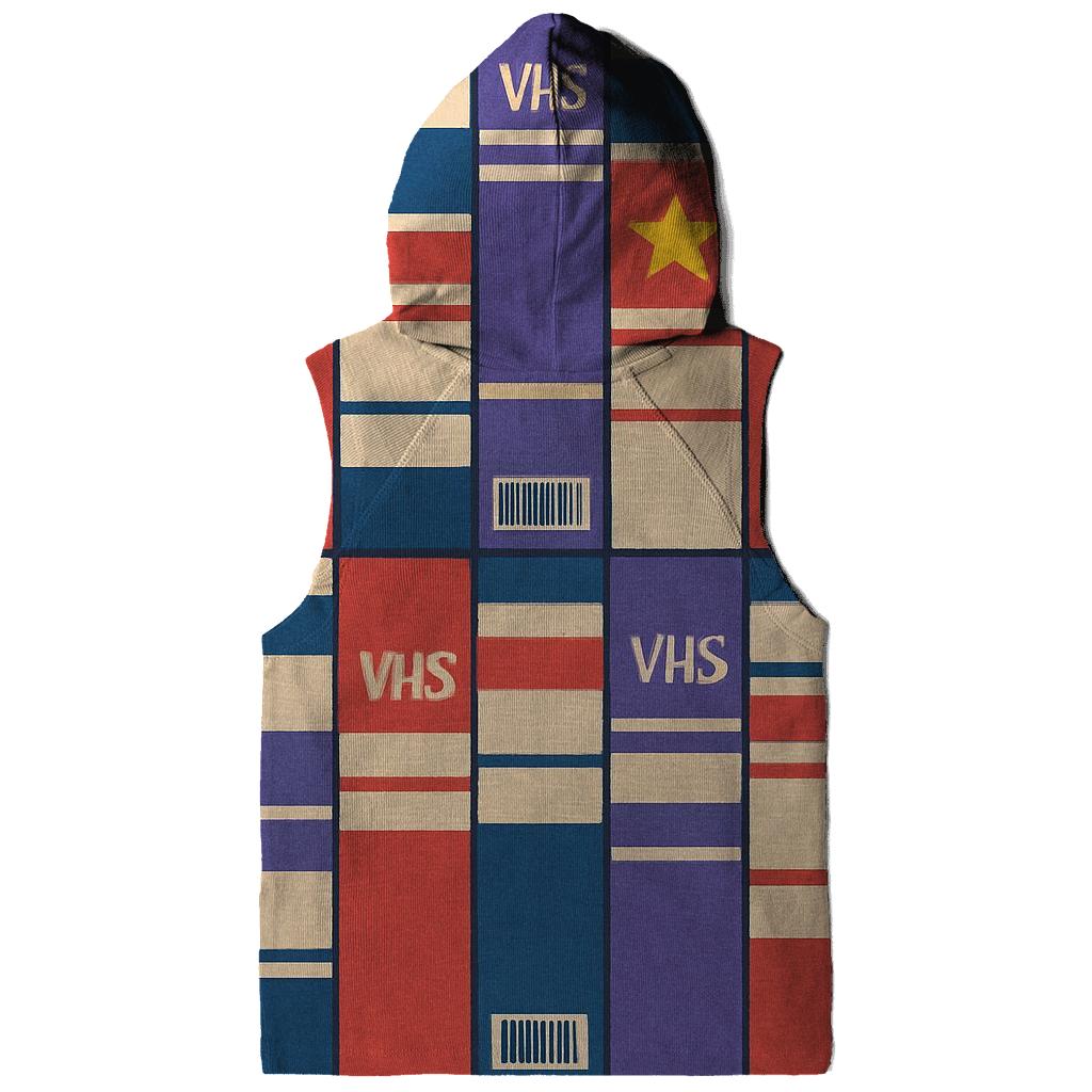 VHS Rental Aisle Spines Pattern custom hoodies