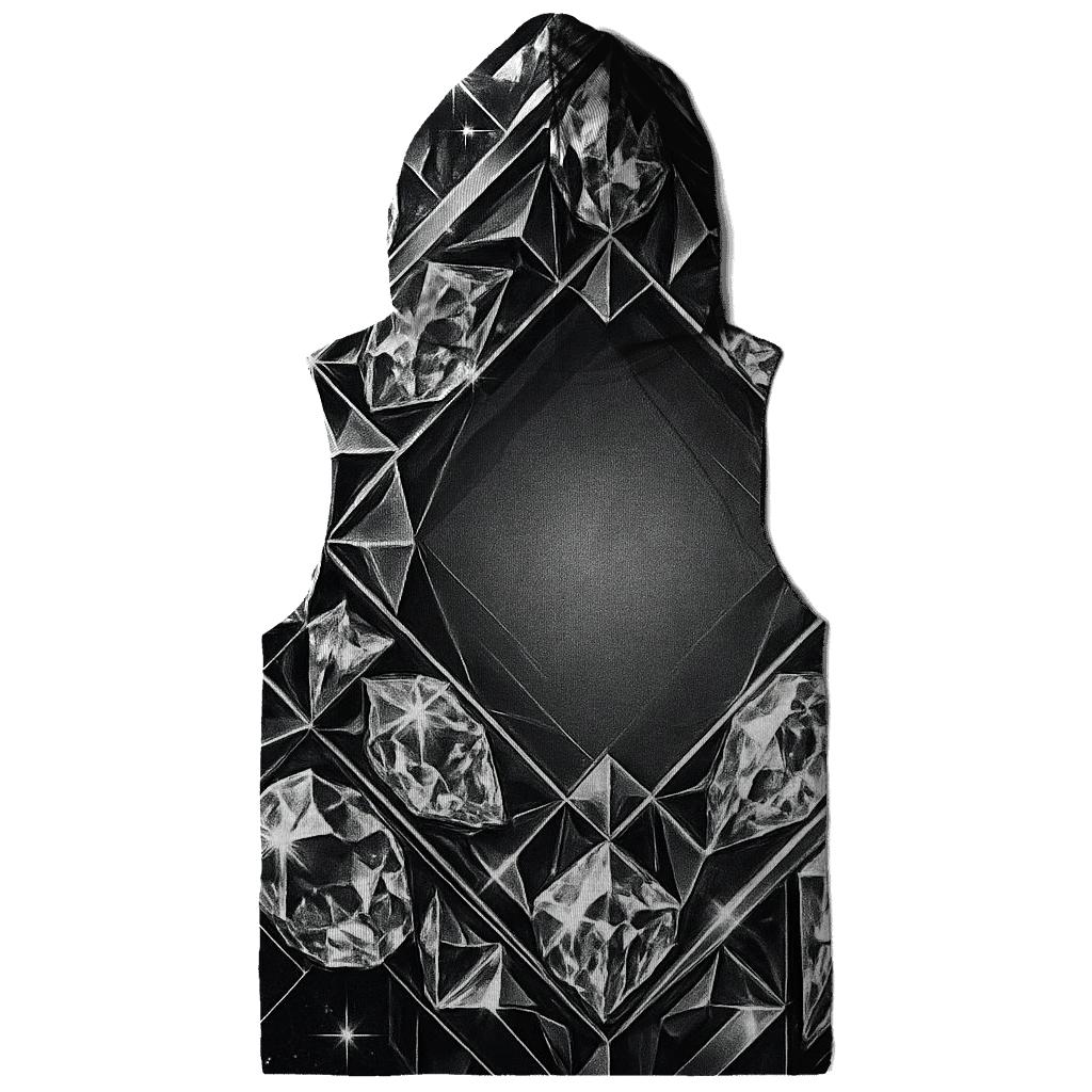 Charcoal Prism Lattice lightweight hoodies