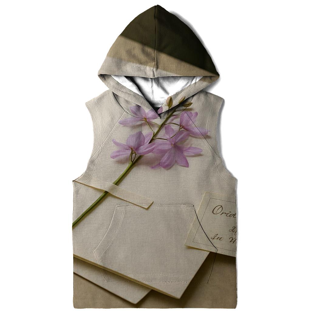 Herbarium Press With Fresh Orchid Specimen And Labels heavyweight hoodies