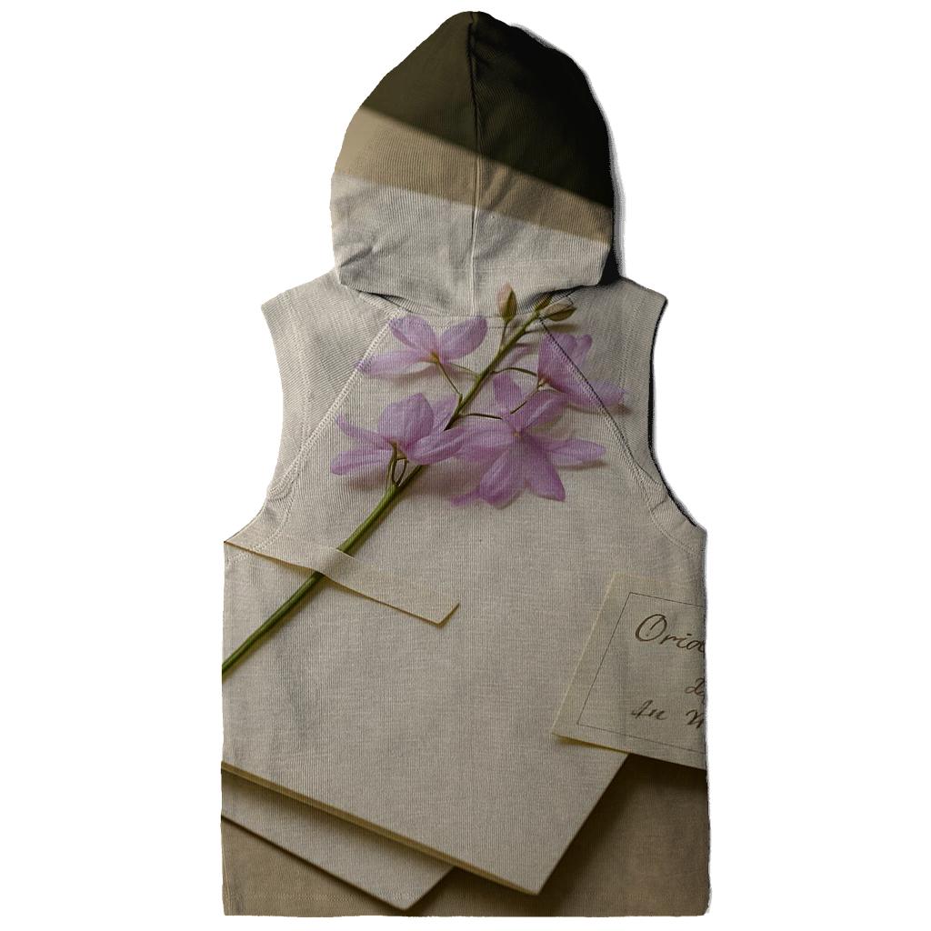 Herbarium Press With Fresh Orchid Specimen And Labels heavyweight hoodies