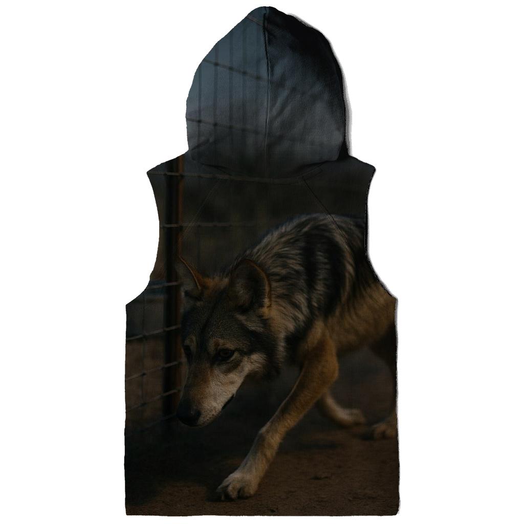 Night Patrol At The Livestock Fence Line zip-up hoodies