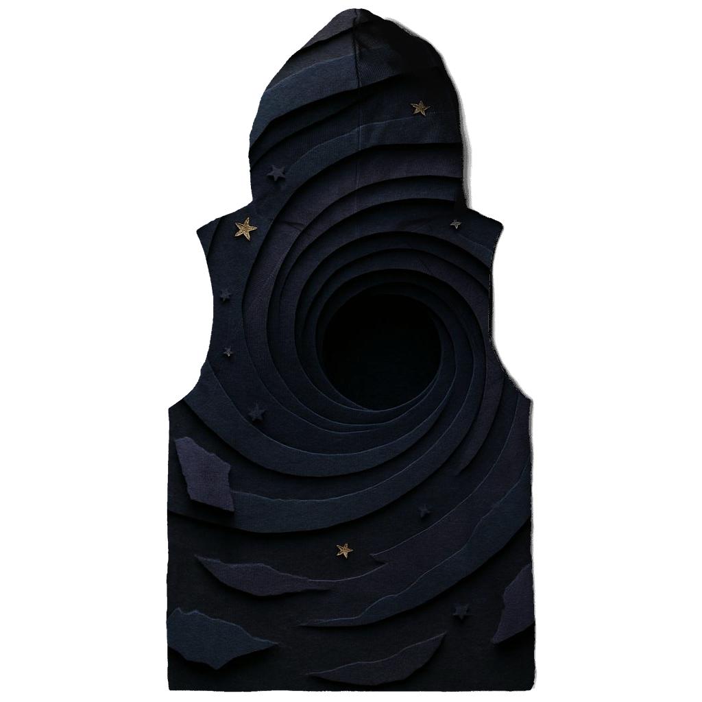 Black Hole Paper Cut Diorama premium hoodies
