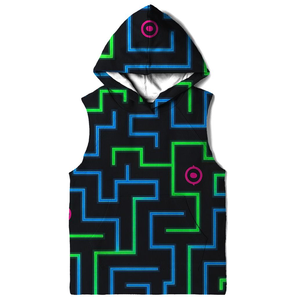 Laser Tag Arena Maze Lines custom hoodies