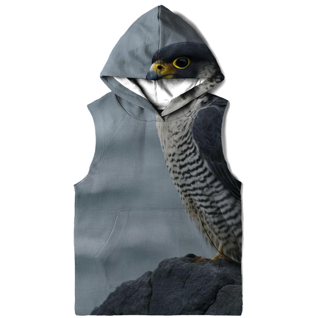 Basalt Perch Sentinel Peregrine Falcon designer hoodies
