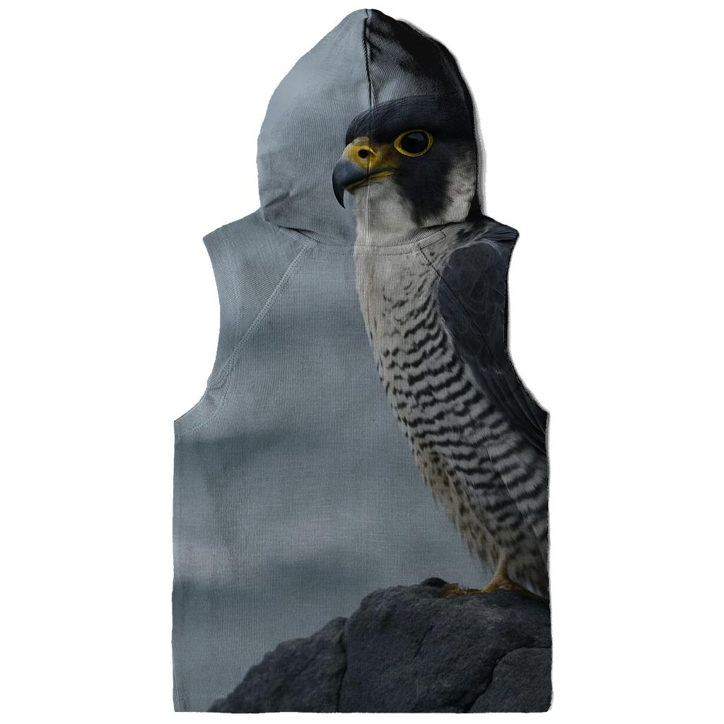 Basalt Perch Sentinel Peregrine Falcon designer hoodies