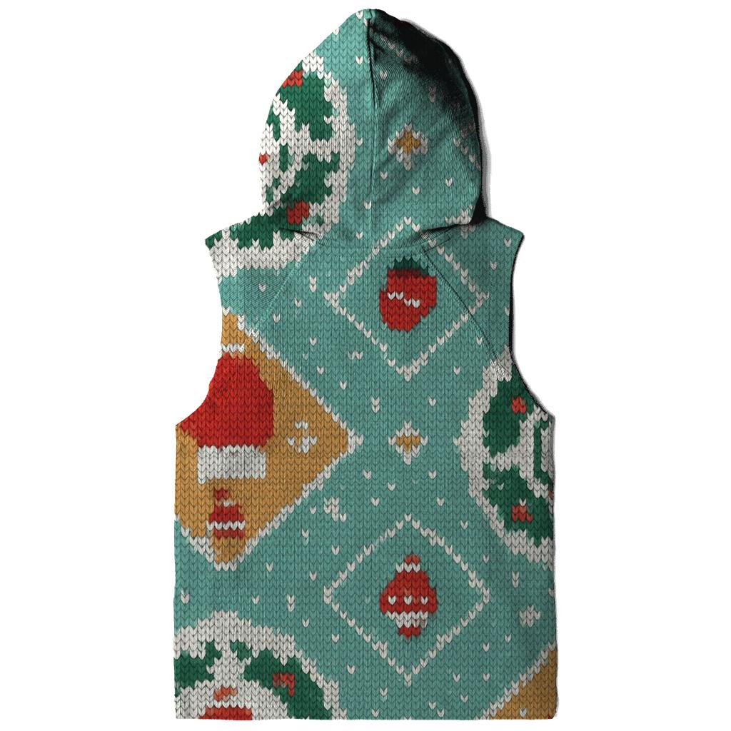 Holly Halo Snowman Medallion Design hoodies fashion