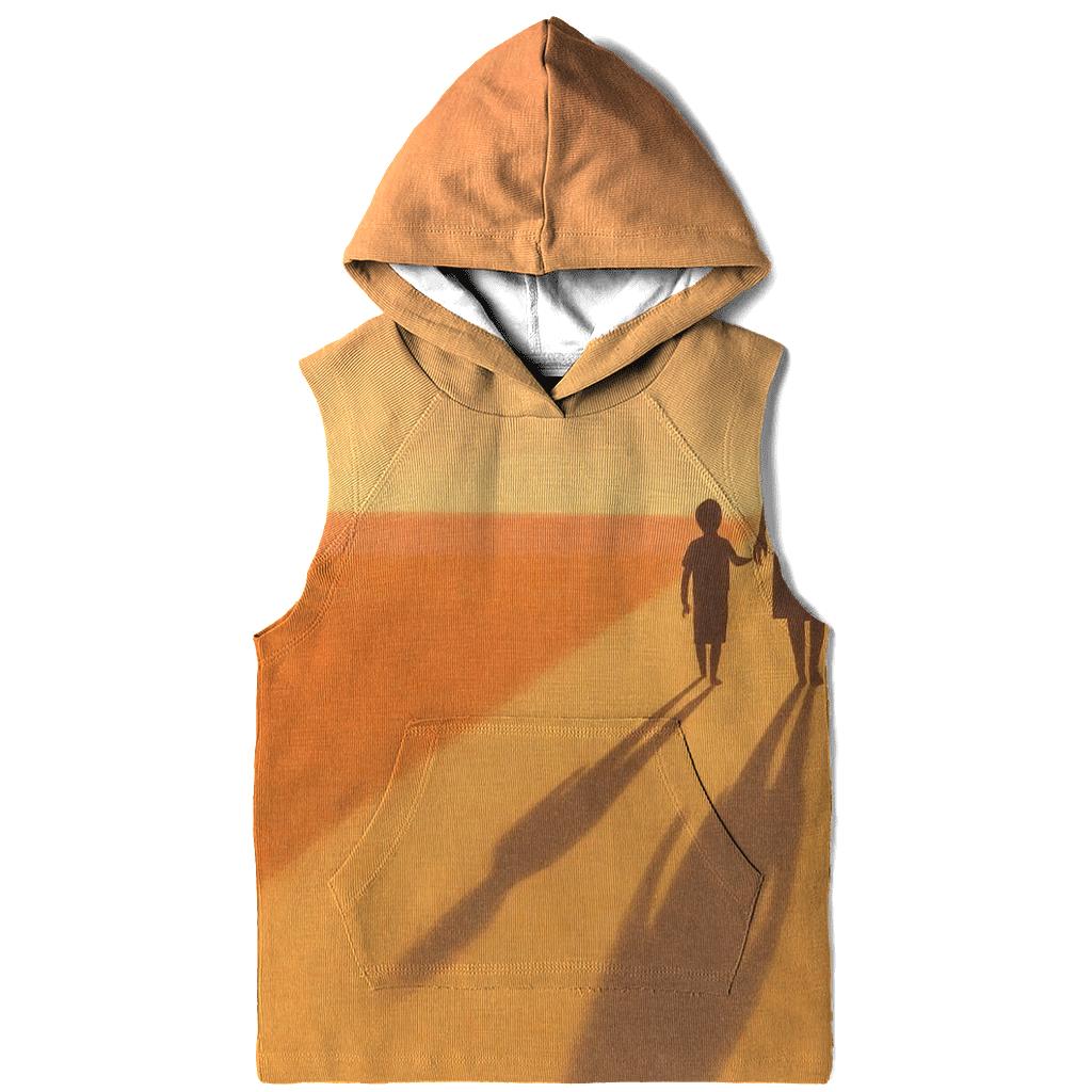 Two Shadows At Sunset The Growing Child And The Constant Love custom hoodies