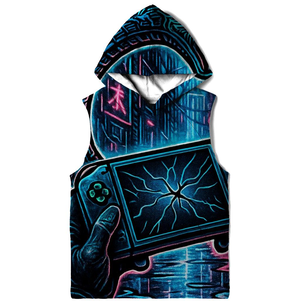 Neon Alley Ouroboros Circuit zip-up hoodies
