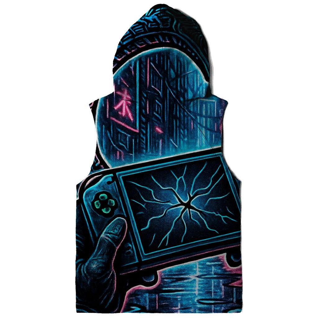 Neon Alley Ouroboros Circuit zip-up hoodies