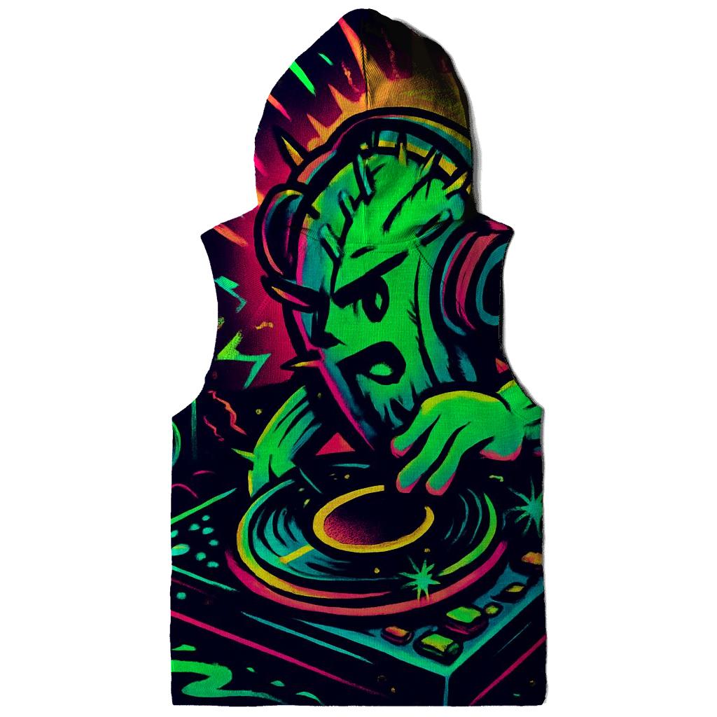 Neon Cactus Thunder DJ premium hoodies
