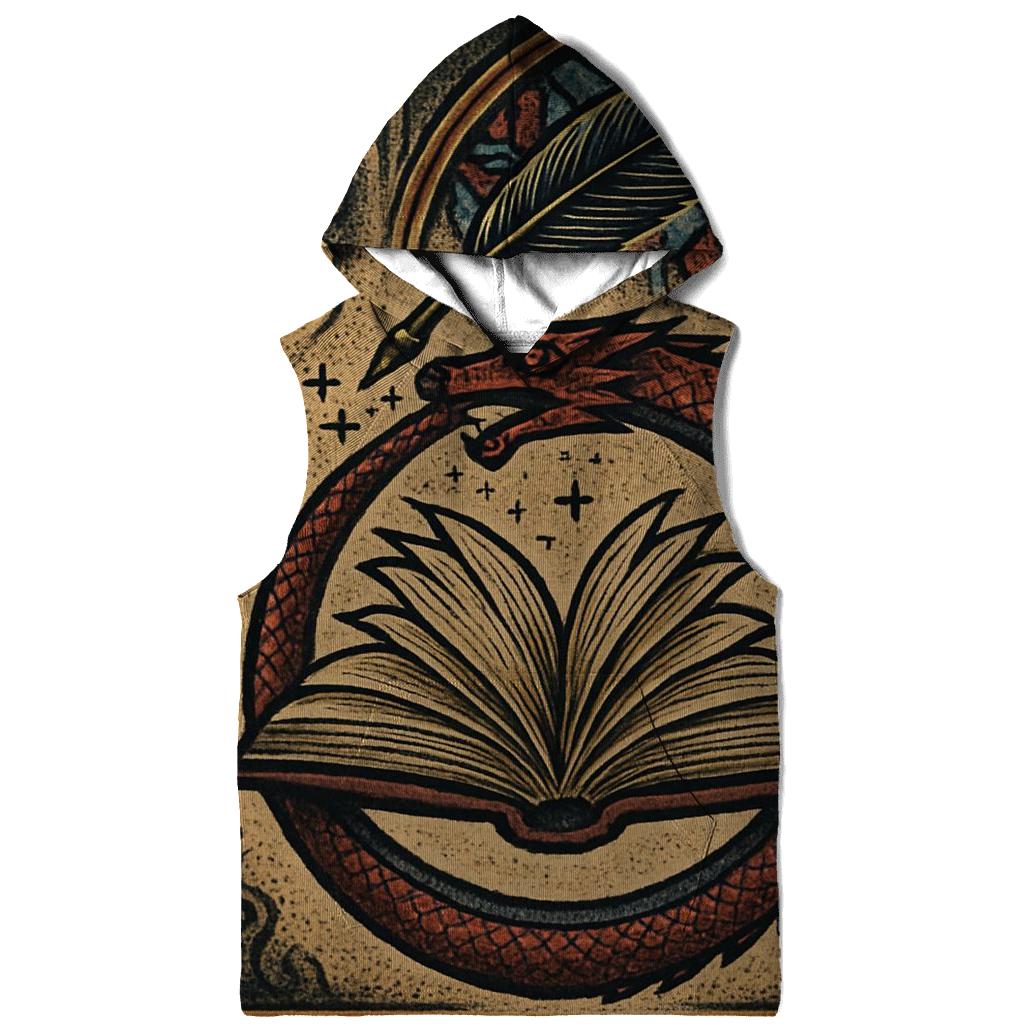 The Cathedral Ouroboros Manuscript printed hoodies