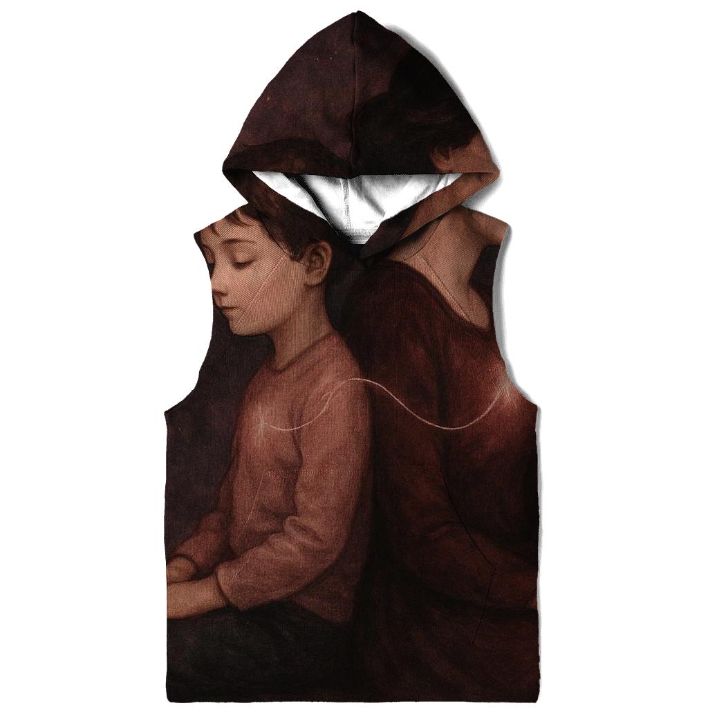 The Thread Between Heartbeats A Bond That Does Not Fray embroidered hoodies