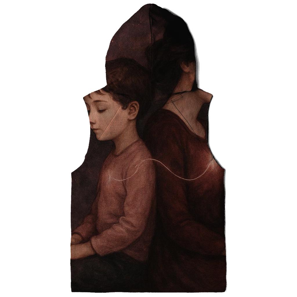 The Thread Between Heartbeats A Bond That Does Not Fray embroidered hoodies