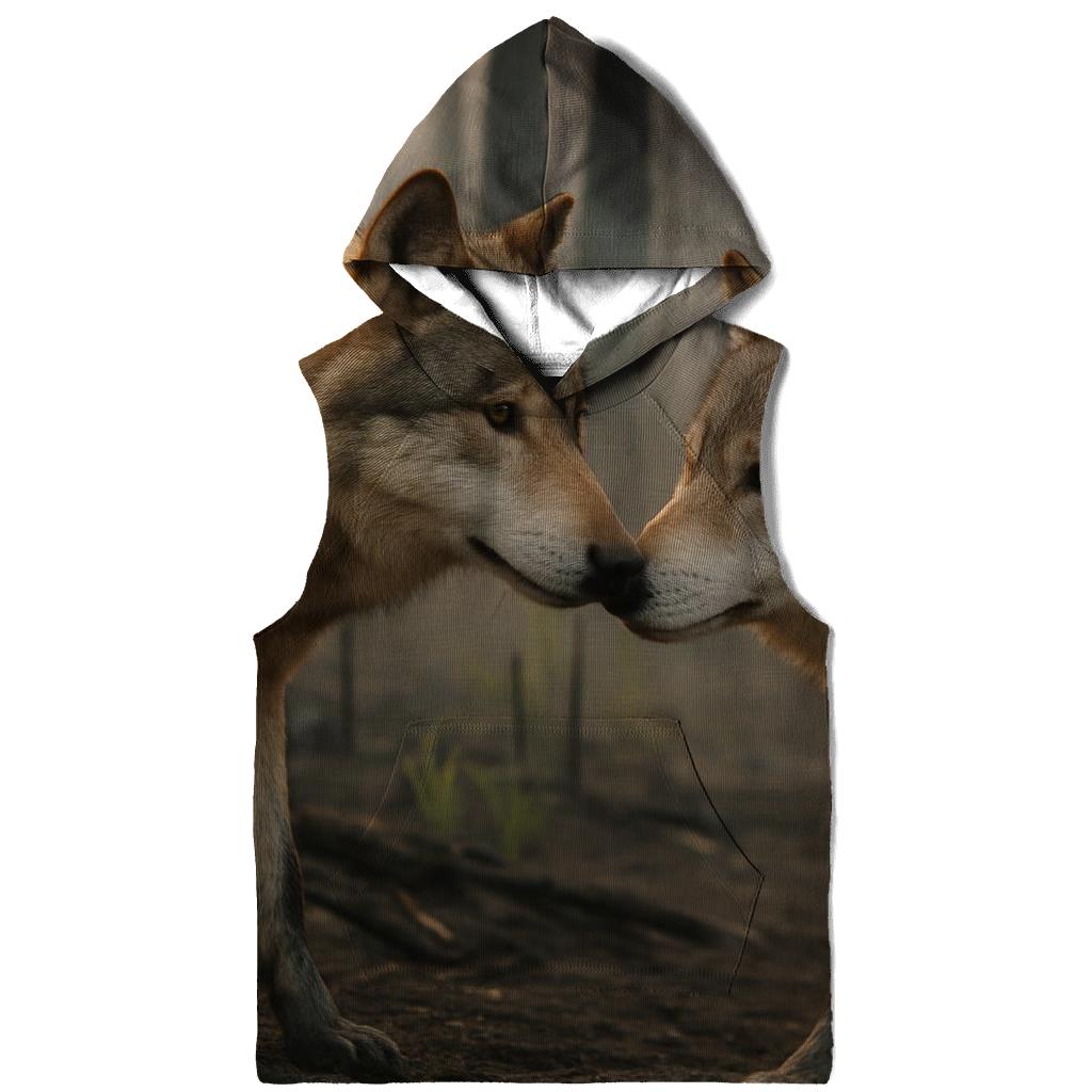 Pack Rendezvous At A Charred Fire Scar heavyweight hoodies
