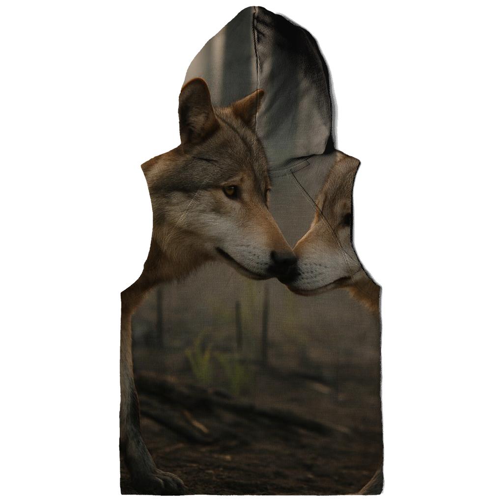 Pack Rendezvous At A Charred Fire Scar heavyweight hoodies