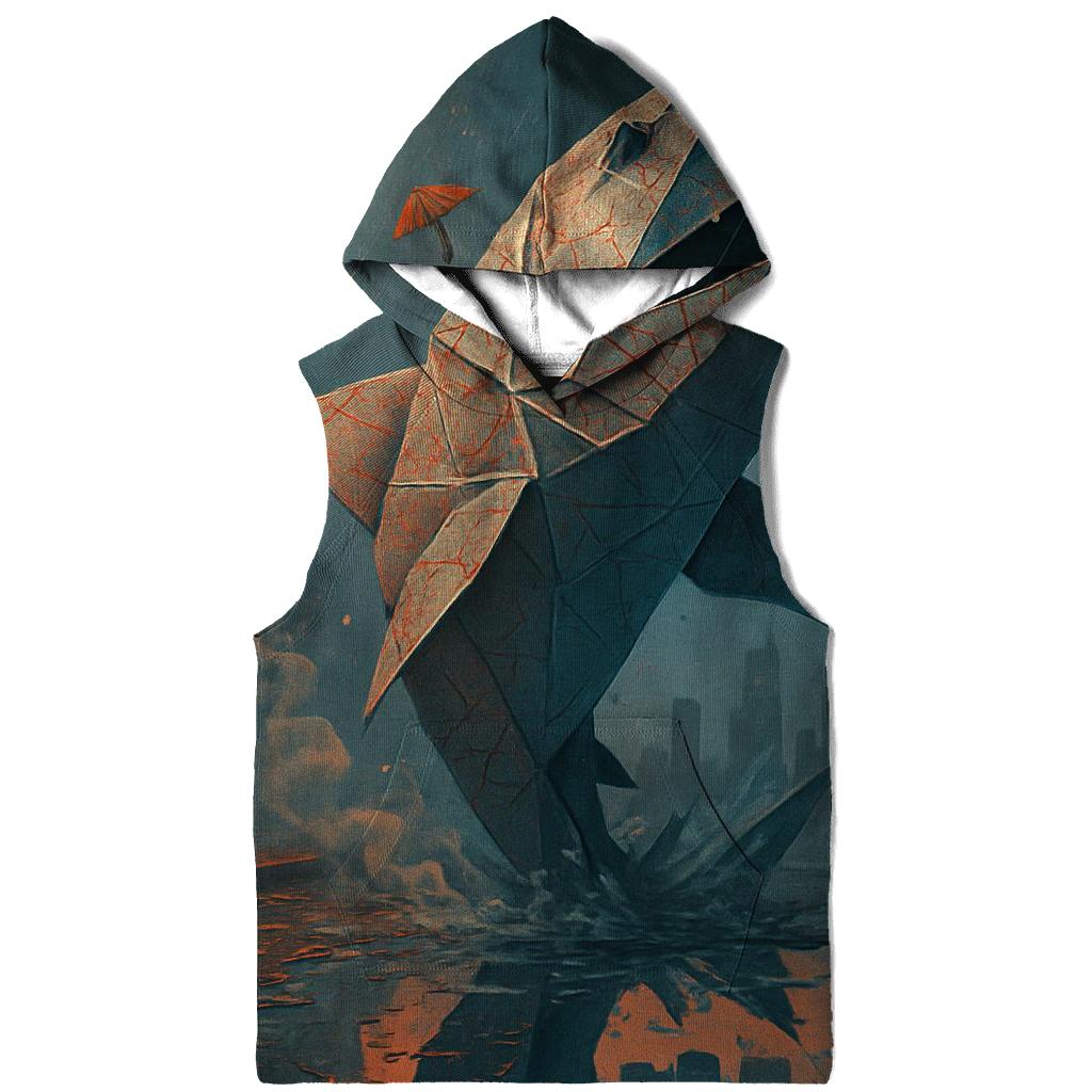 Origami Shark Skyline Swap custom hoodies