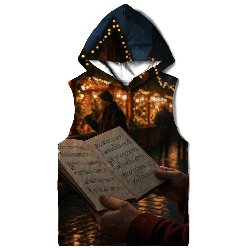 Carols By Candlelit Market Stalls pullover hoodies