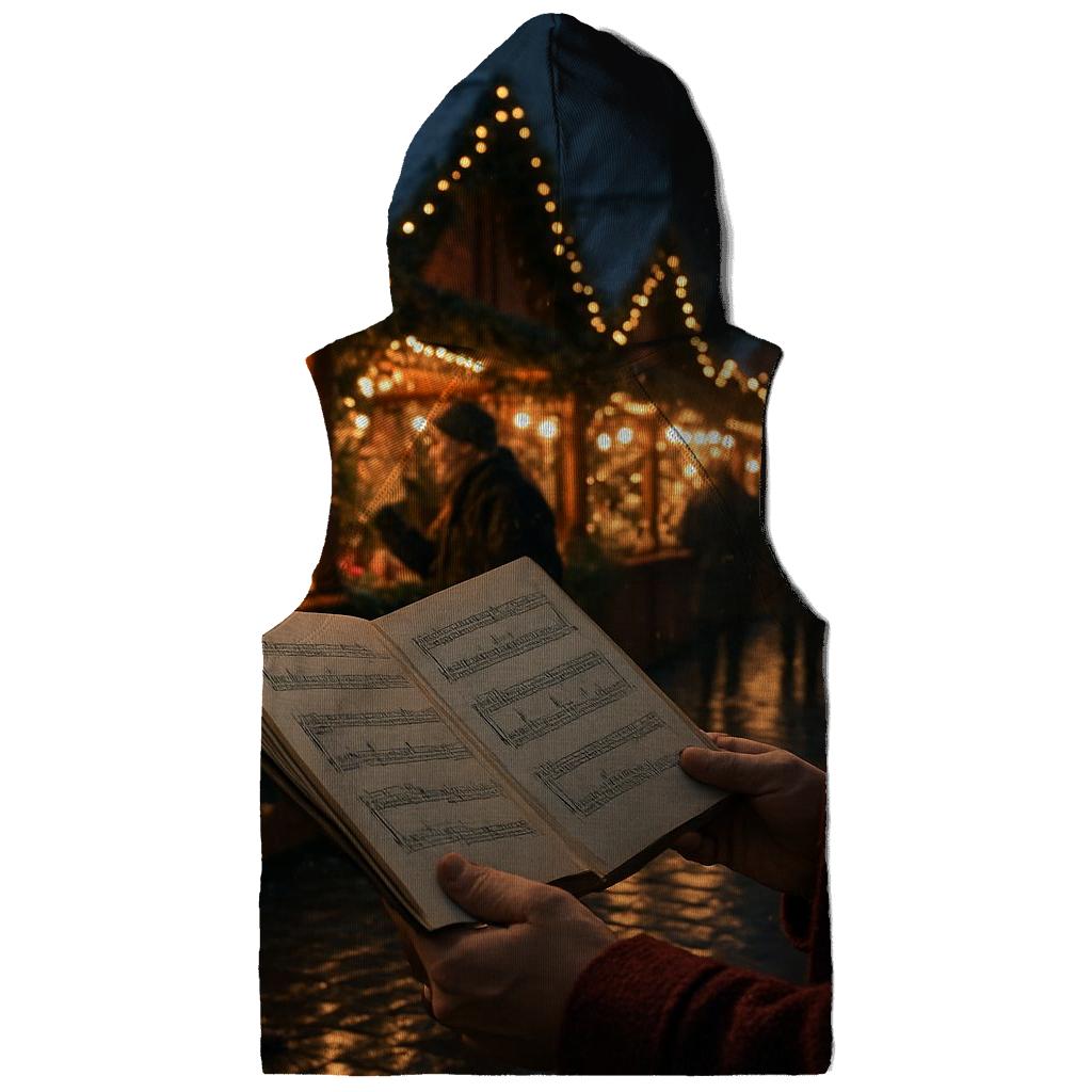 Carols By Candlelit Market Stalls pullover hoodies