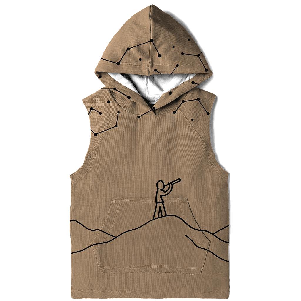 Stargazer Mountain Monoline premium hoodies