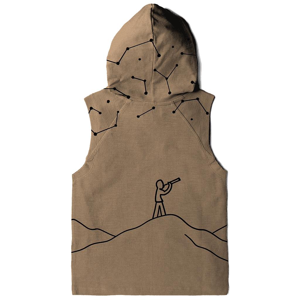 Stargazer Mountain Monoline premium hoodies