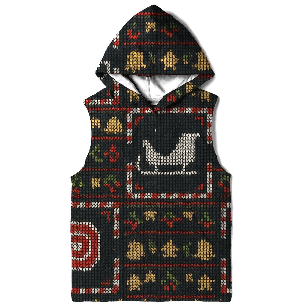 Sleigh Landing Pad Checker Design hoodie trends