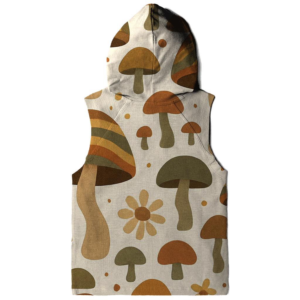 Psychedelic Mushroom Meadow zip-up hoodies
