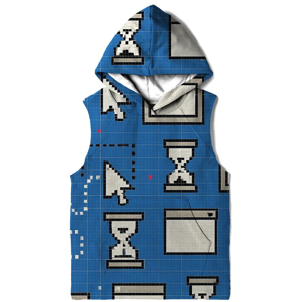 Computer Lab Pixel Cursor Trail lightweight hoodies