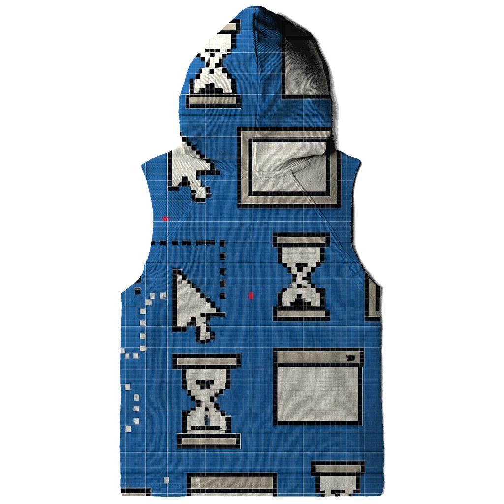 Computer Lab Pixel Cursor Trail lightweight hoodies