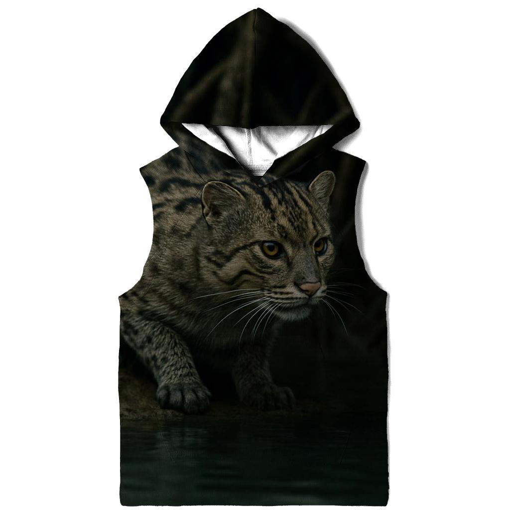Mangrove Stillness Fishing Cat hoodies fashion