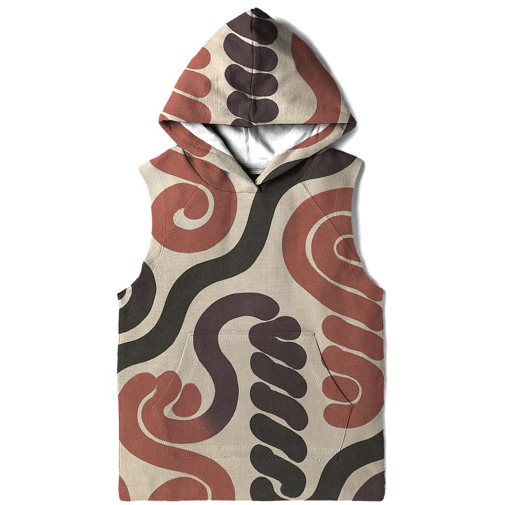 Groovy Telephone Cord Waves hoodies fashion
