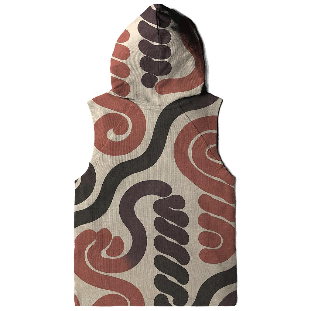 Groovy Telephone Cord Waves hoodies fashion
