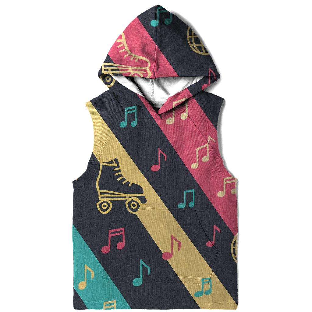 Roller Rink Light Beam Stripes premium hoodies