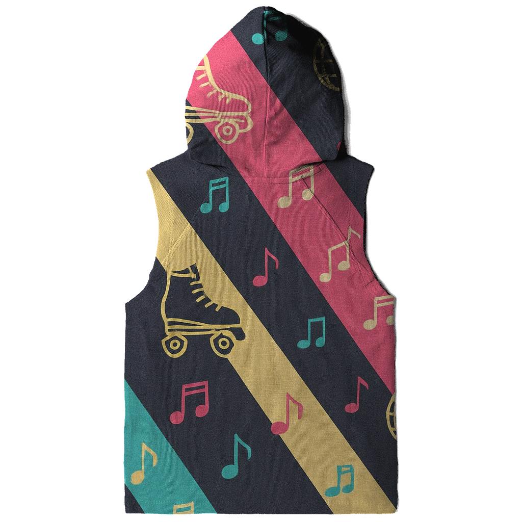 Roller Rink Light Beam Stripes premium hoodies