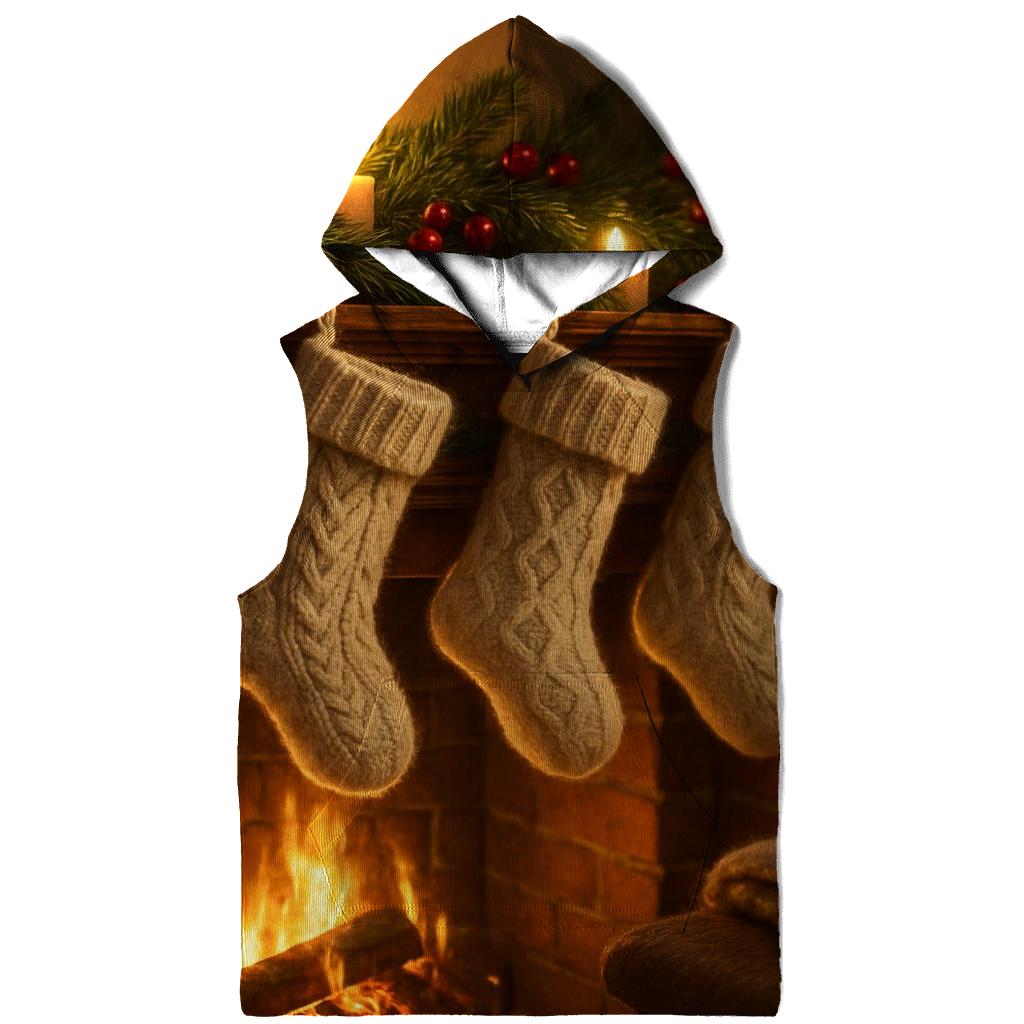 Knitted Stockings Under Northern Glow hoodies fashion