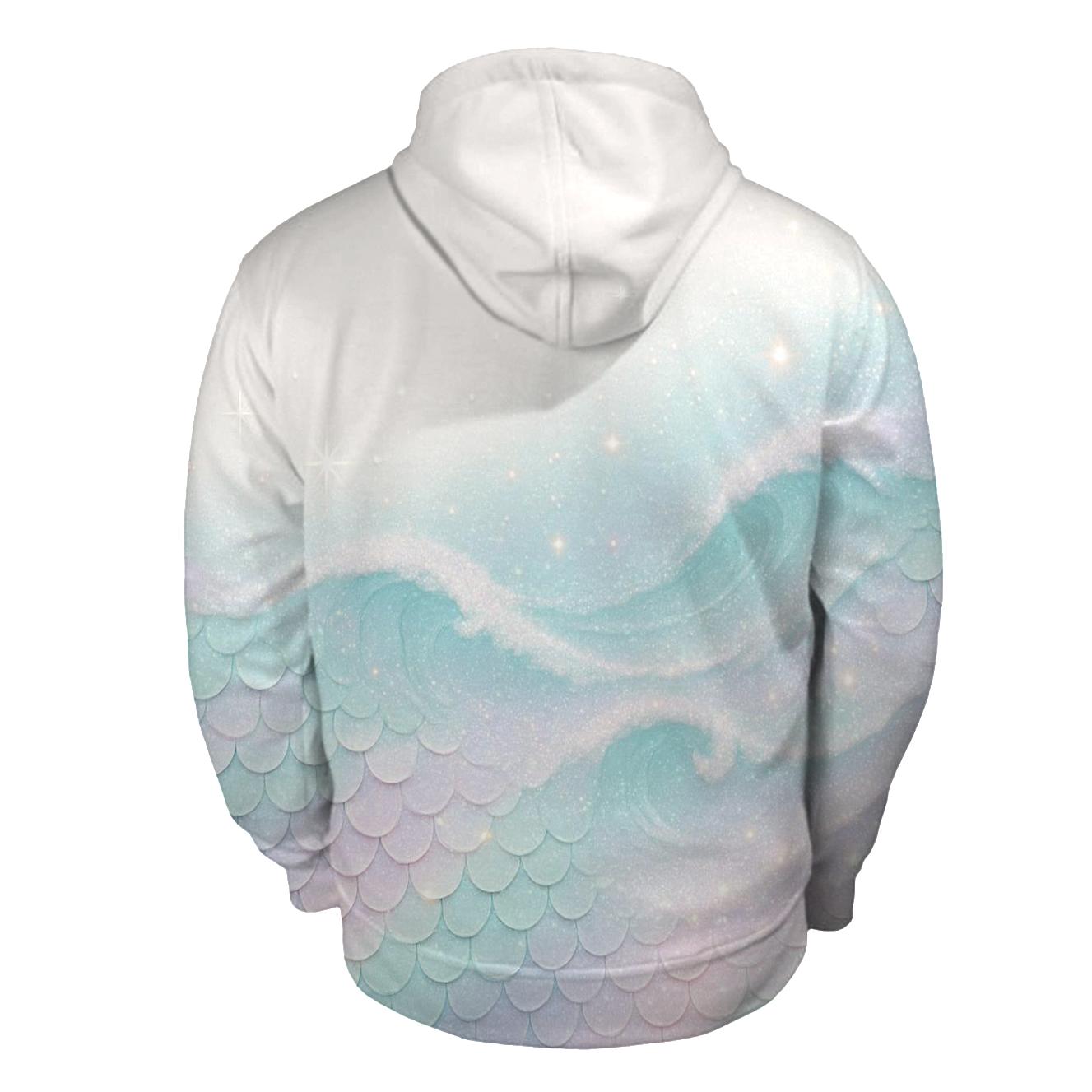Nebula Sequin Tide embroidered hoodies