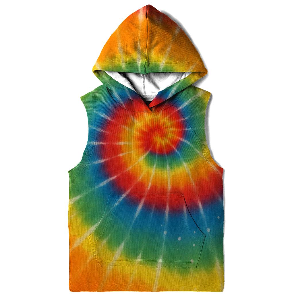 Rainbow Spiral Star Map Speckle lightweight hoodies