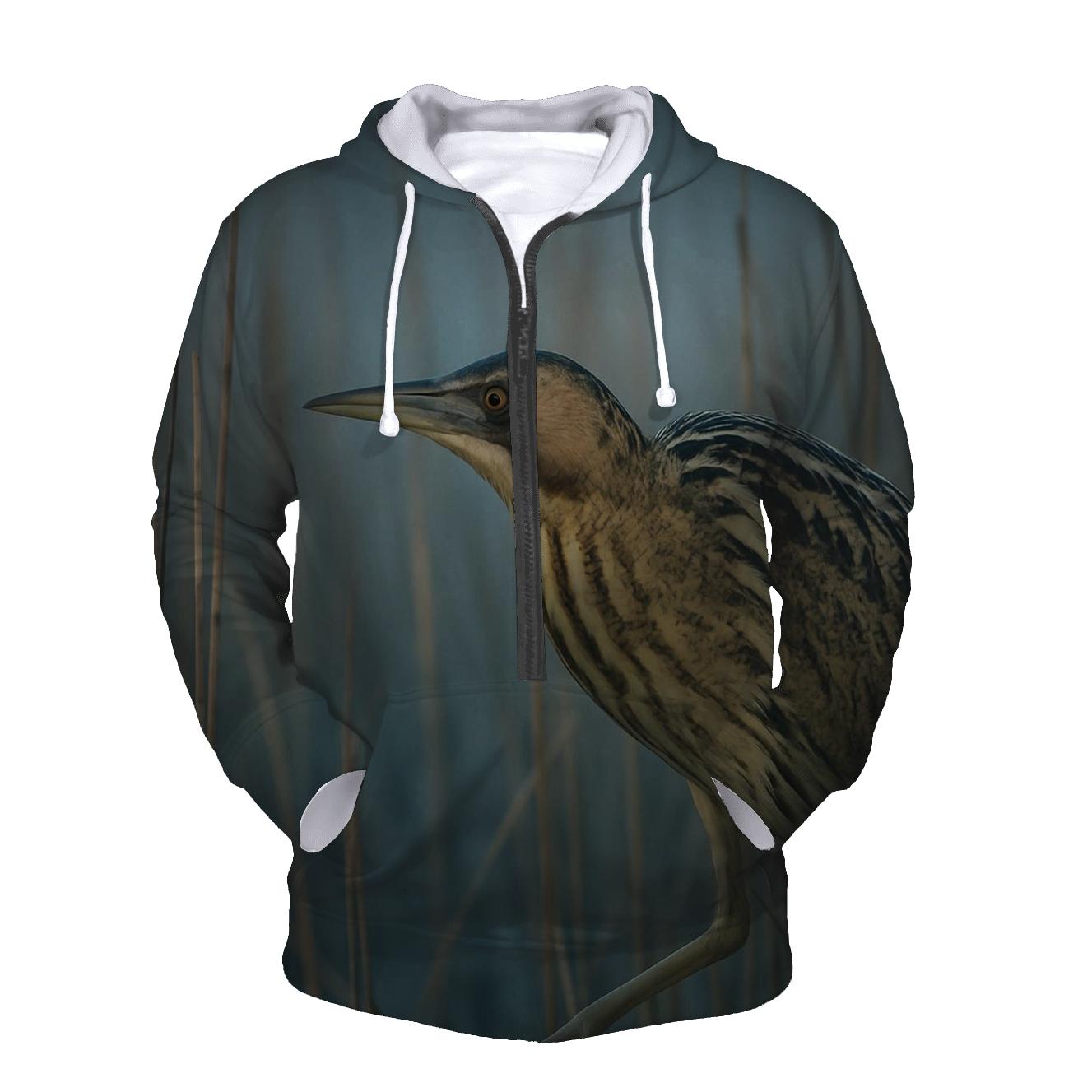 Reedbed Shadow Glide Eurasian Bittern pullover hoodies