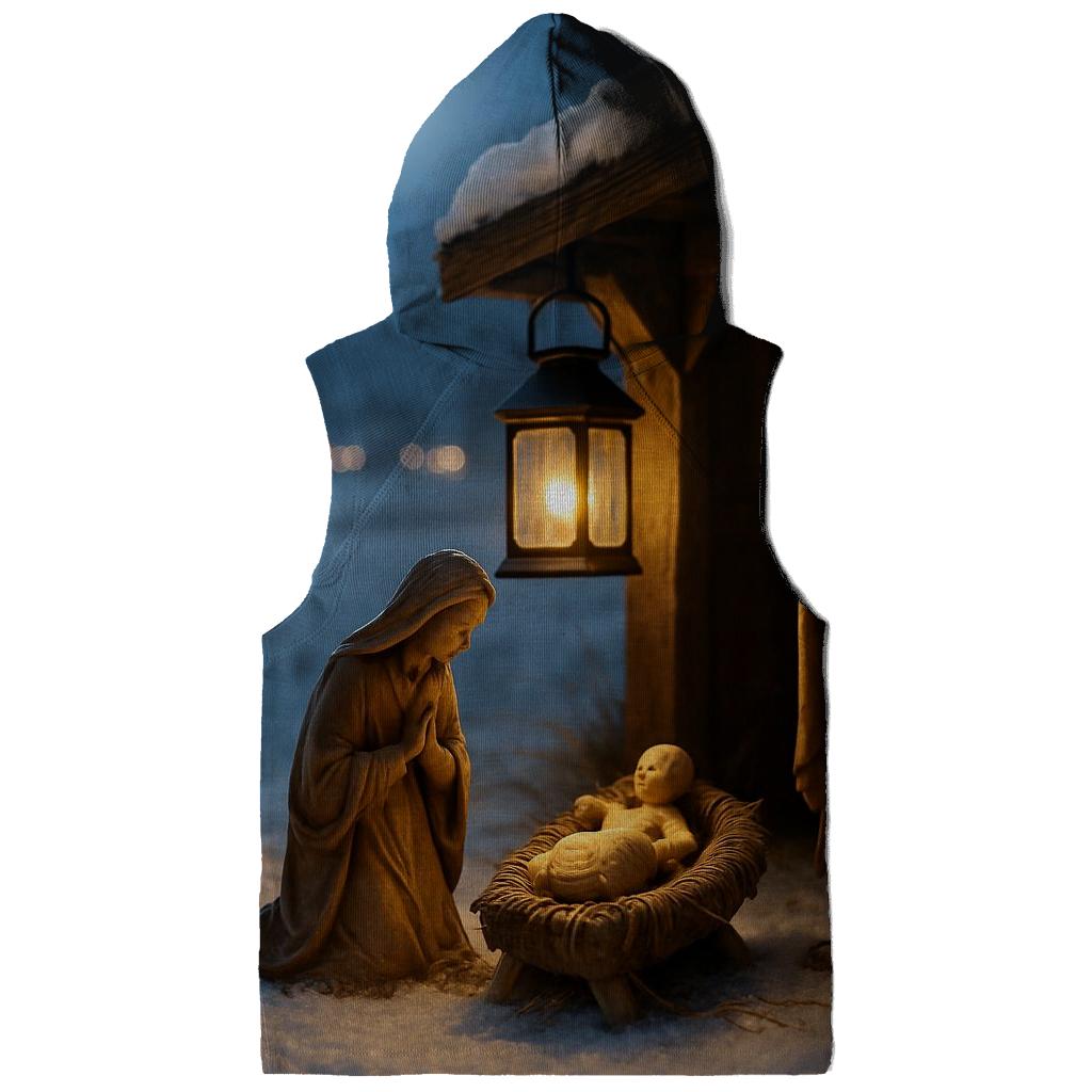 Silent Nativity By Moonlit Snow hoodie trends