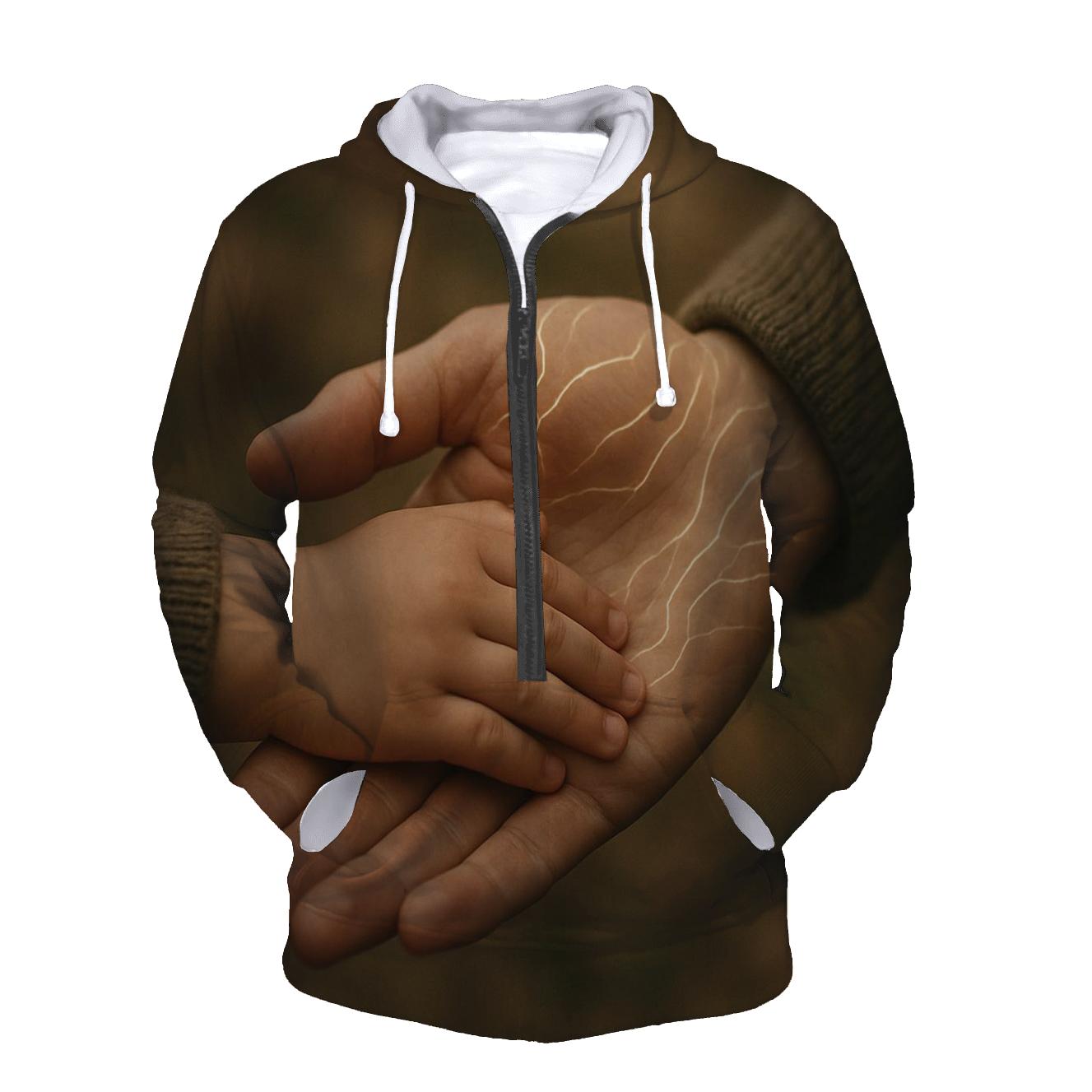 The Map In Her Palm A Lifetime Of Directions Without A Word heavyweight hoodies