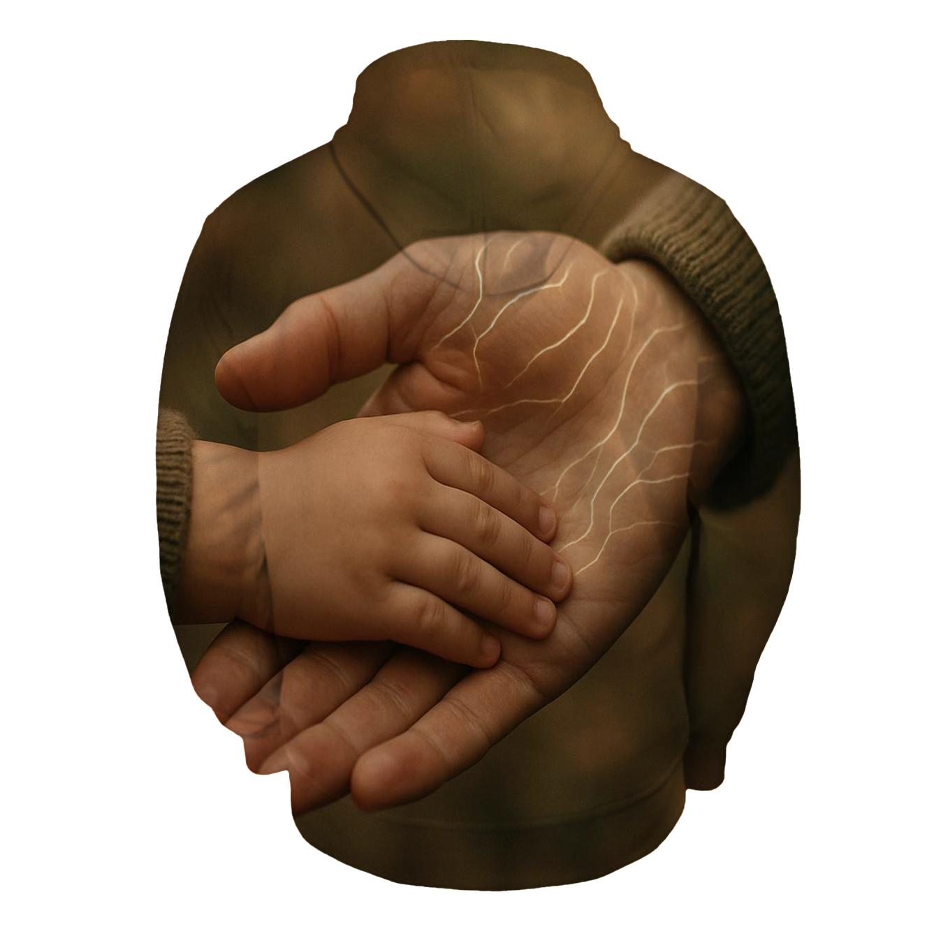 The Map In Her Palm A Lifetime Of Directions Without A Word heavyweight hoodies