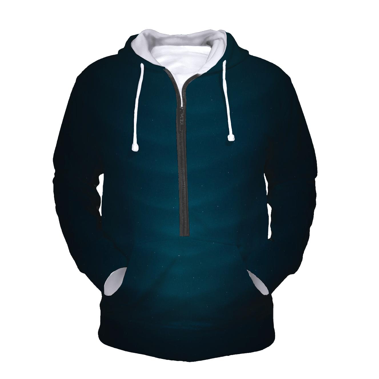 Deep Sea Bioluminescent Veil lightweight hoodies