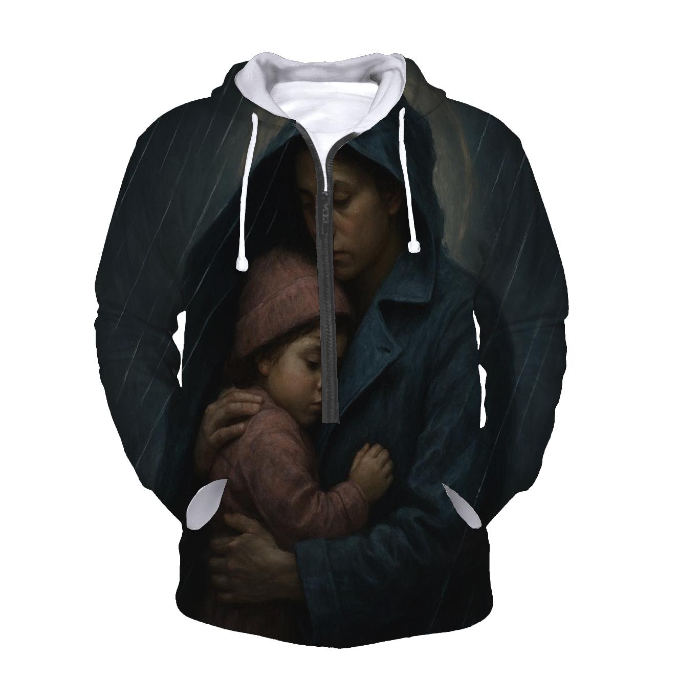 The Umbrella Of Silence Her Protection You Only Notice In Rain pullover hoodies