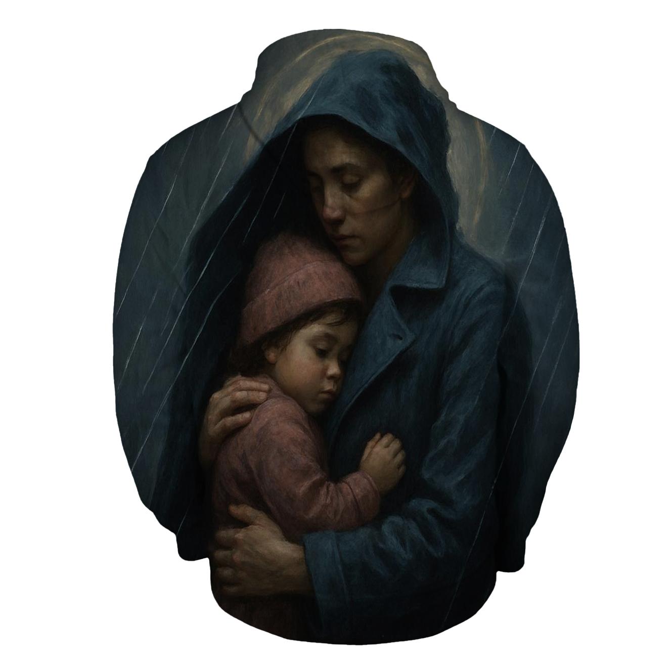 The Umbrella Of Silence Her Protection You Only Notice In Rain pullover hoodies