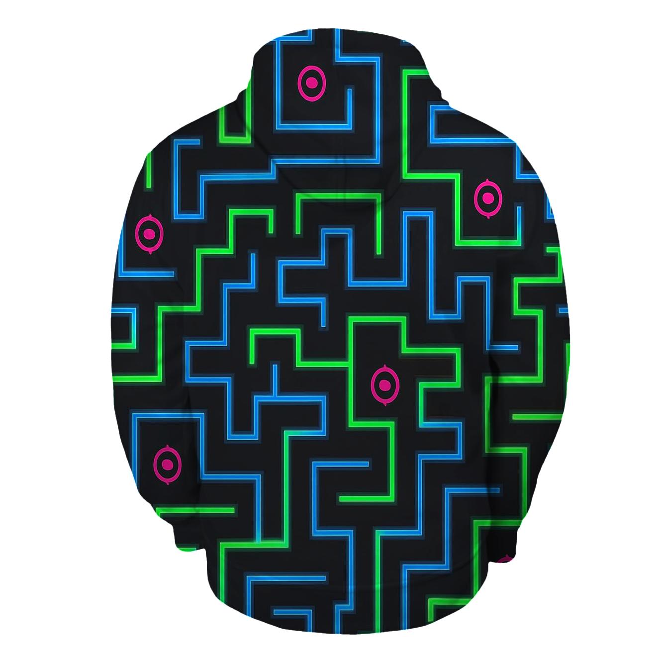 Laser Tag Arena Maze Lines hoodie trends