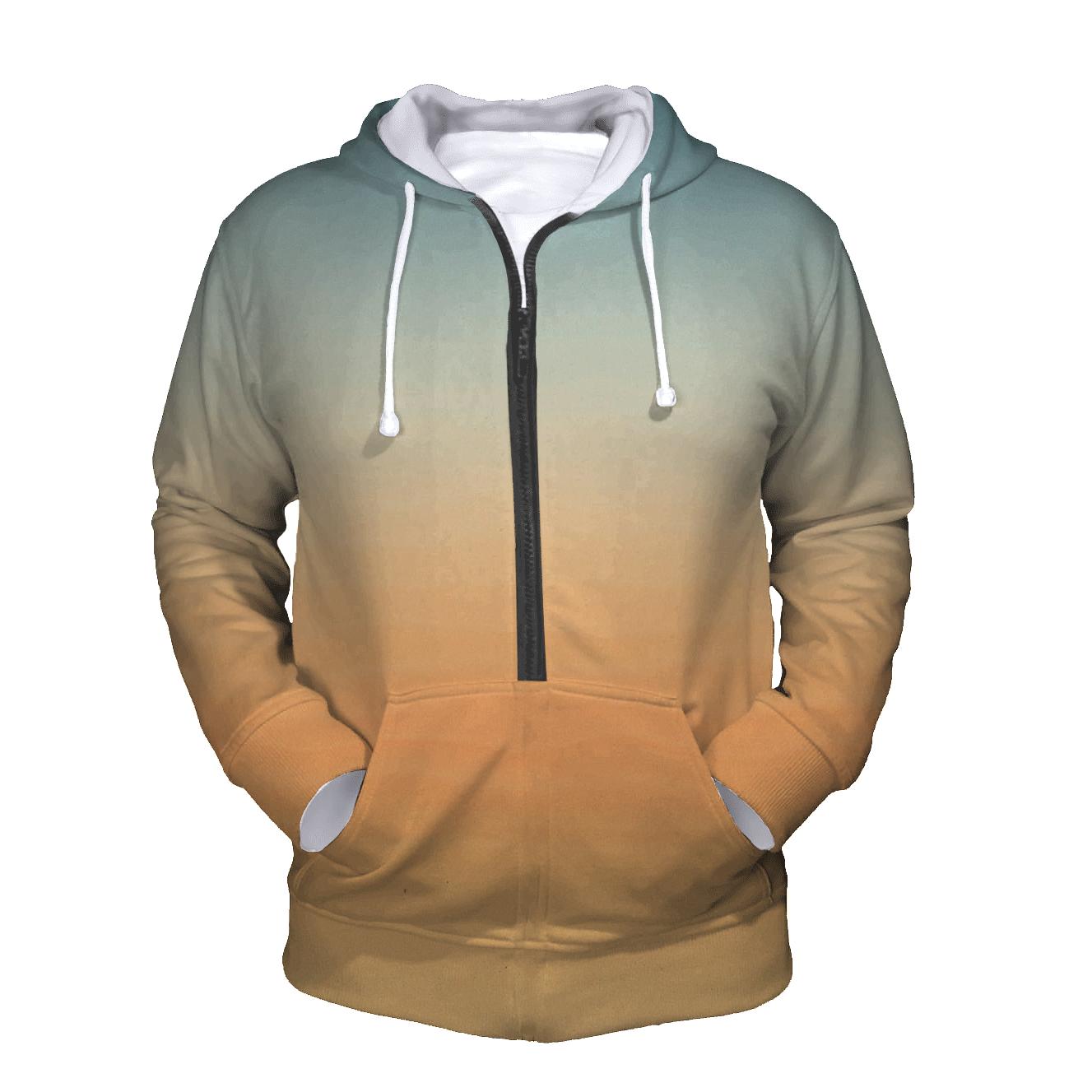 Desert Heat Haze Gradient graphic hoodies