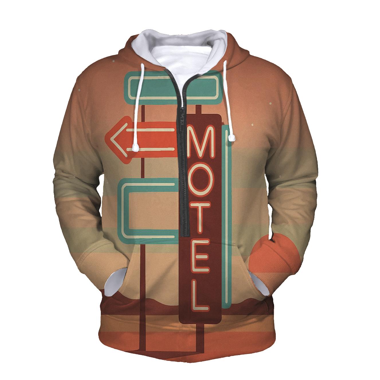 Desert Motel Neon Shapes heavyweight hoodies