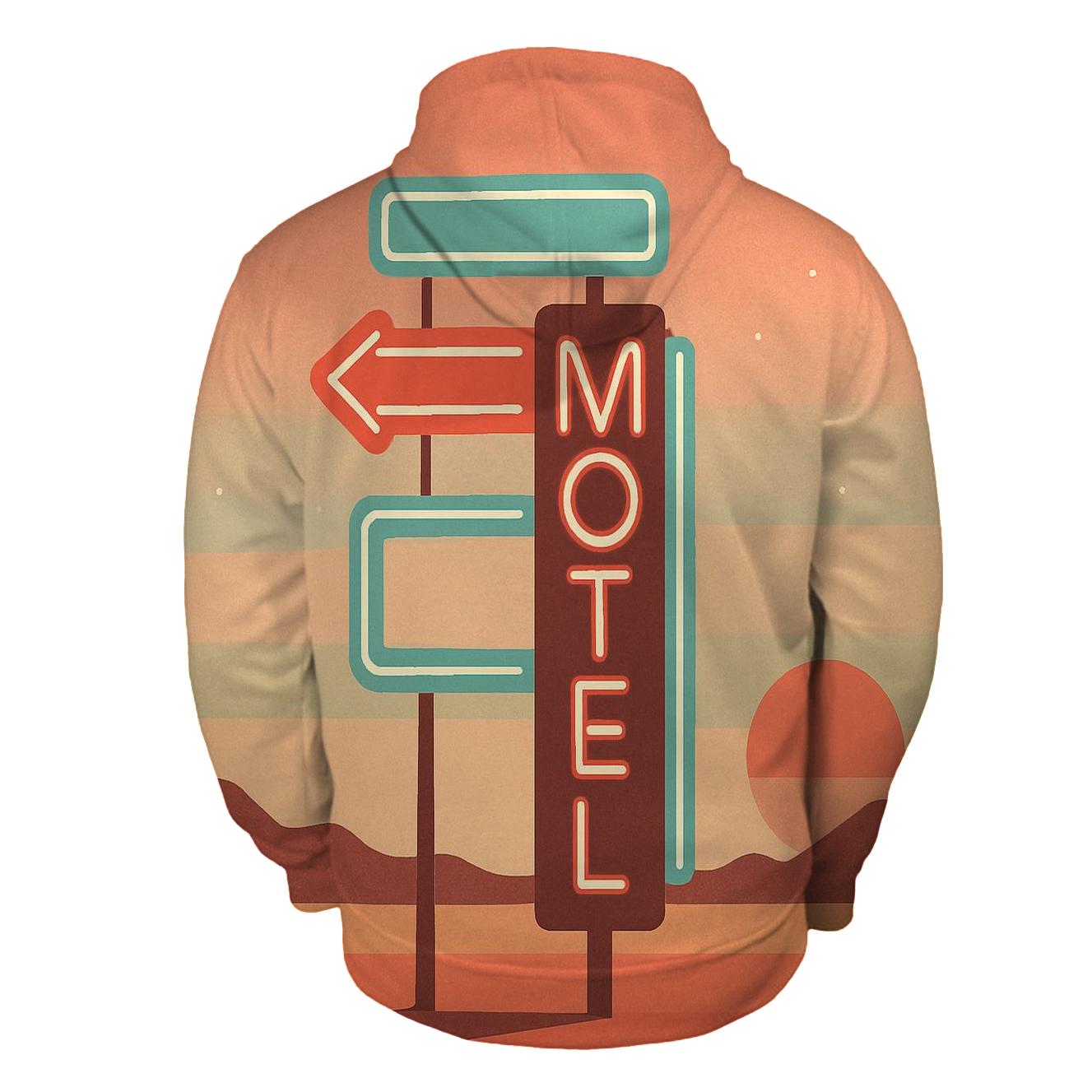 Desert Motel Neon Shapes heavyweight hoodies